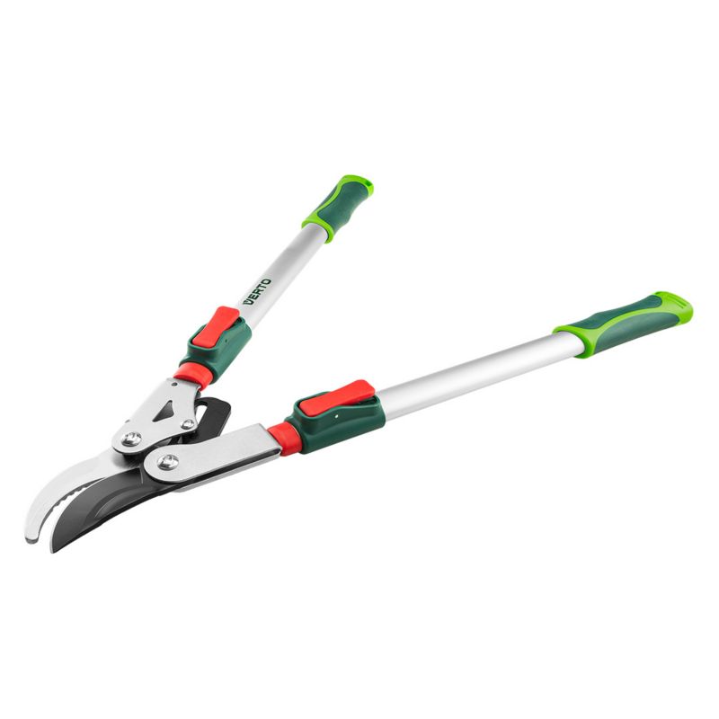 Sekator ogrodowy VERTO do gałęzi teleskopowy 670 mm, średnica cięcia 45 mm, uchwyty aluminiowe 1 szt