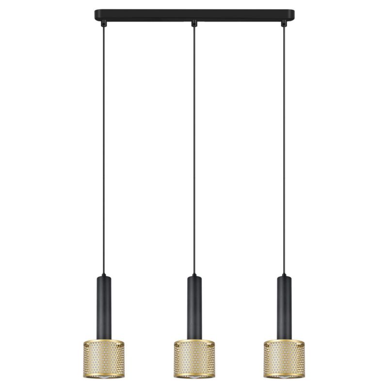 Lampa wisząca Light Prestige Amo czarno-złota 3 x E27 1 szt.