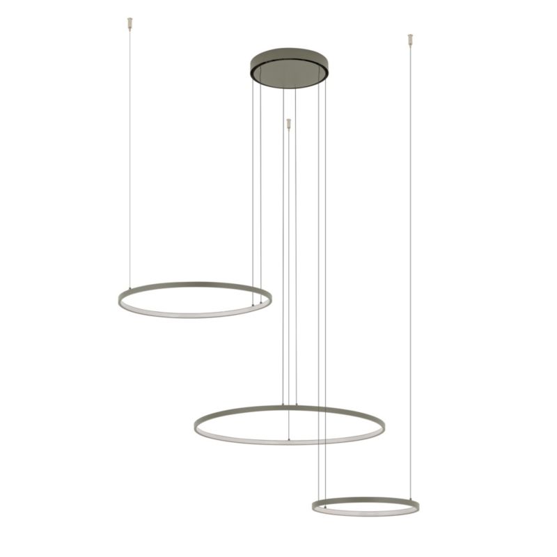Lampa wisząca Nowodvorski Lighting Circolo 3984 oliwkowo-biała ring wbudowany LED 45W 1 szt.