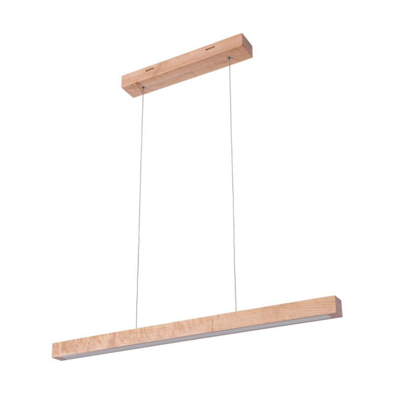 Drewniana Lampa Wisząca SPOT Light 2xLED 22.5W Naturalna Brzoza FSC, Ściemniacz Dotykowy, 1 szt.