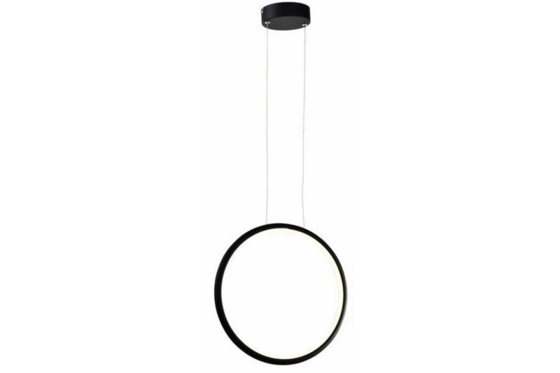Lampa wisząca Reality Ragi 0439 czarna ring wbudowany LED 18W 1 szt.