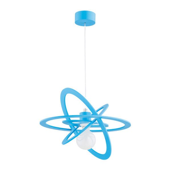 Lampa wisząca Alfa Orlando 1381 niebieska dekoracyjna 1xE27 x 15W 1 szt.