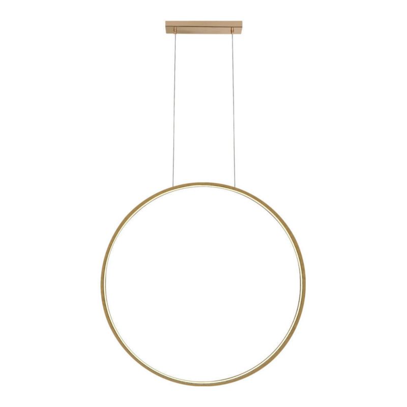 Lampa wisząca Shilo Agaro 3153 złoty mat ring wbudowany LED 27W 1 szt.