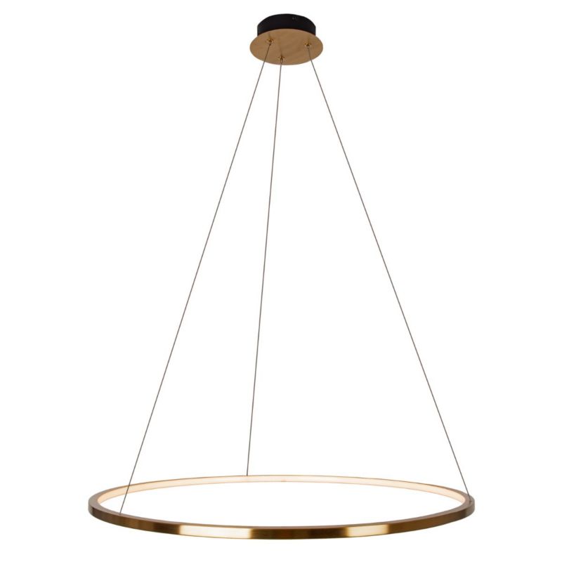 Lampa wisząca Maxlight Queen 2171 złoty szczotkowany ring wbudowany LED 19W 1 szt.