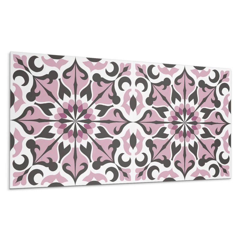 Panel samoprzylepny Wallfluent 100x50 cm Symetryczne motywy roślinne w harmonii 1 szt.