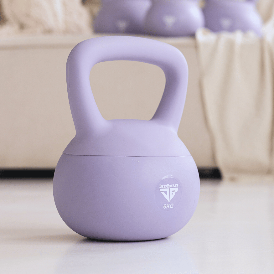 Kettlebell miękki - Purple - Deep Breath