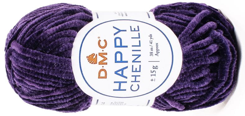 WŁÓCZKA HAPPY CHENILLE DMC kol. 33 śliwkowy