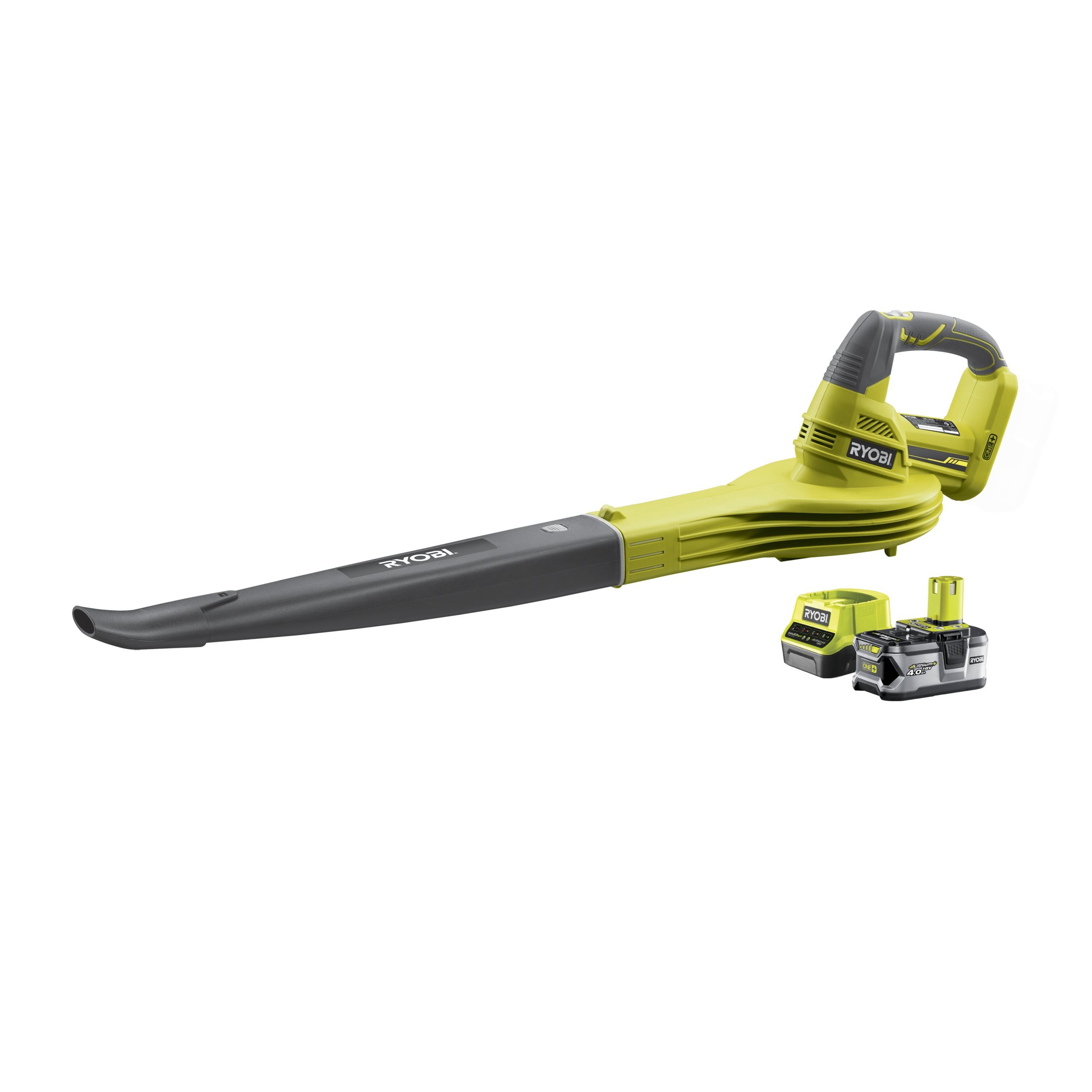 Dmuchawa 18V ONE+ w zestawie z akumulatorem 4.0 Ah i ładowarką
