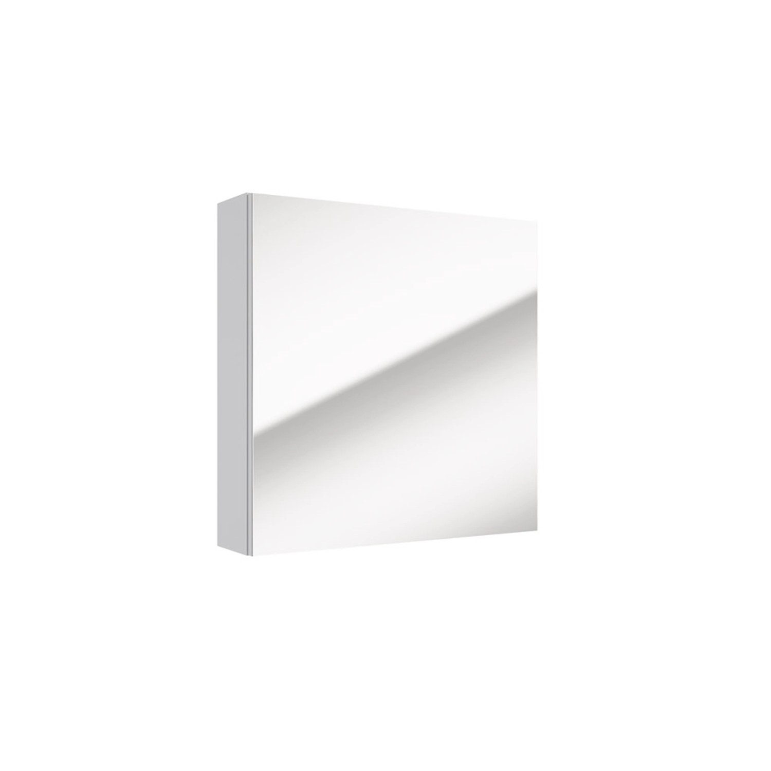 Defra Szafka Metro 1-drzwiowa z lustrem biała 60x15cm