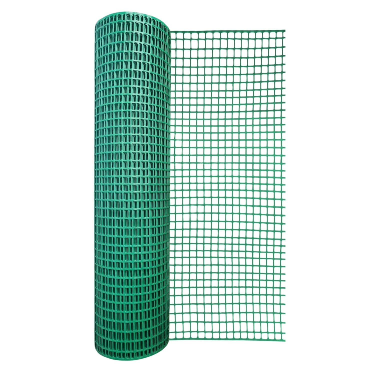 Siatka plastikowa 450 g/m2 ocz. 30 x 30 mm, zielona - 1,2 x 25 m