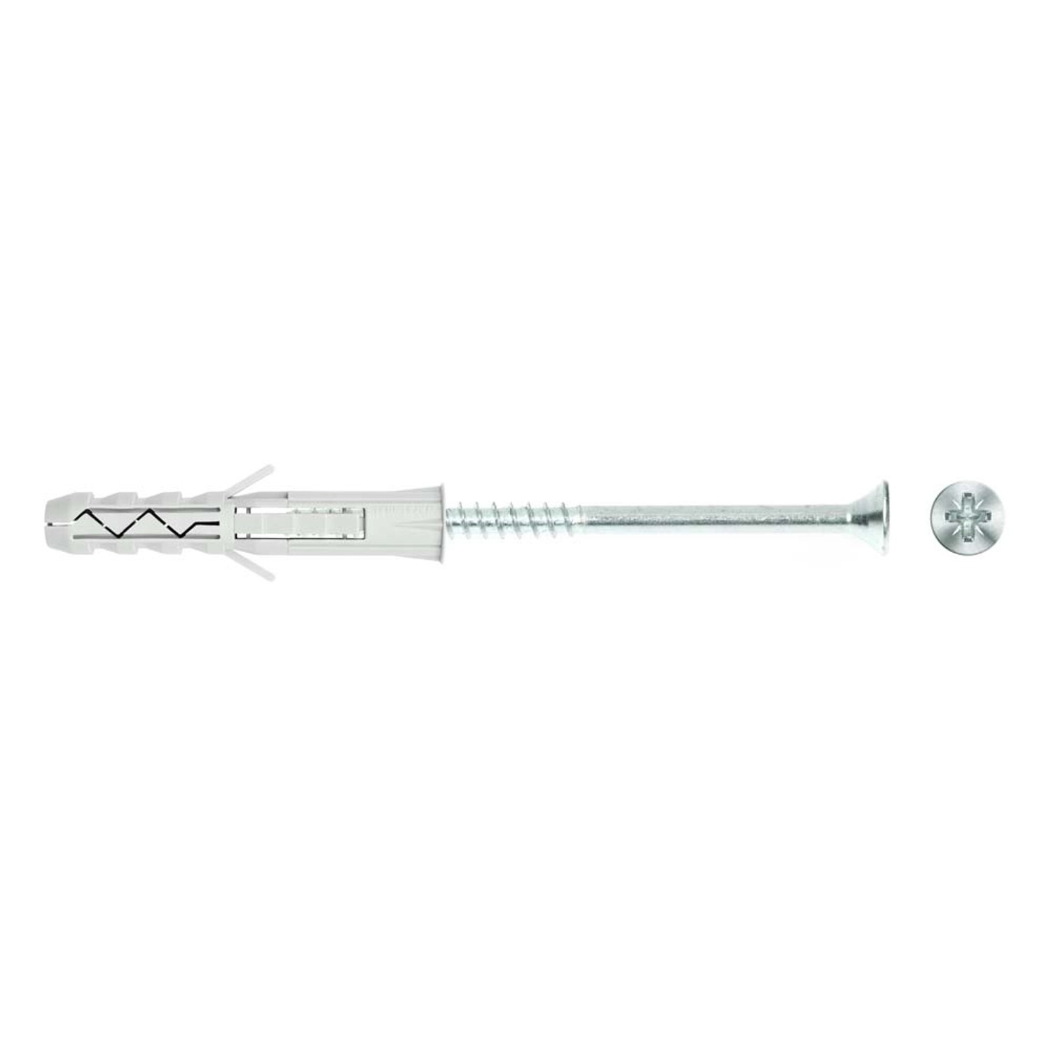 Wkręt-met Kołek rozporowy z łbem stożkowym 8 mm x 45 mm