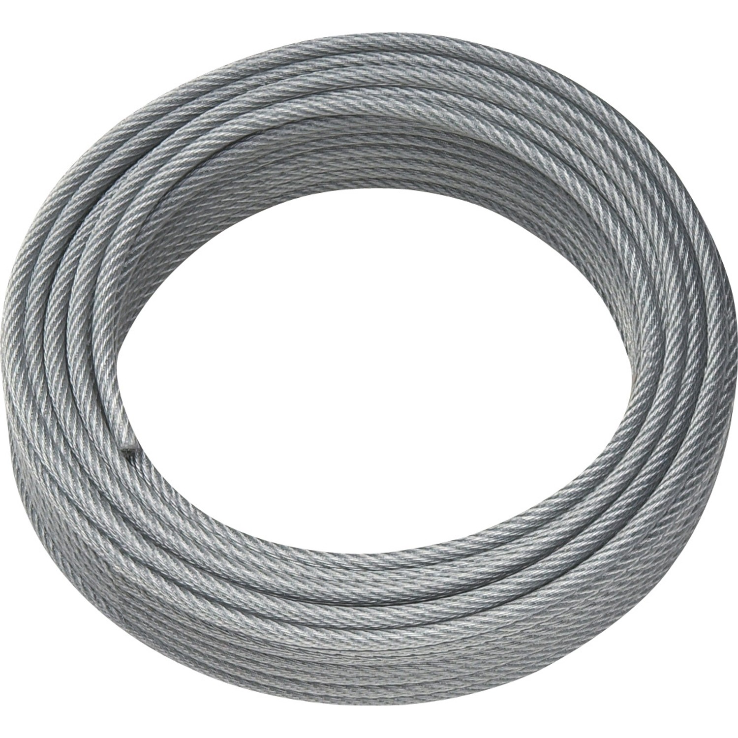 Lina stalowa ocynk. PCV 3/4mm 15m