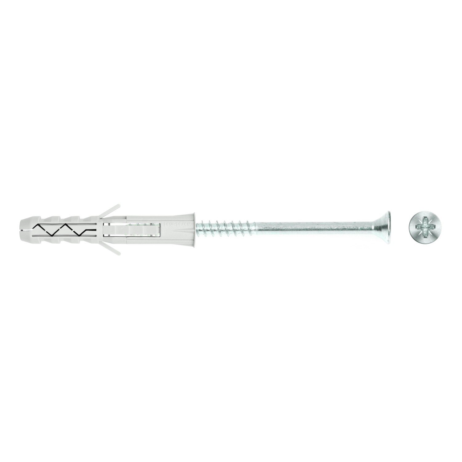 Wkręt-met Kołek rozporowy z łbem stożkowym 8 mm x 60 mm