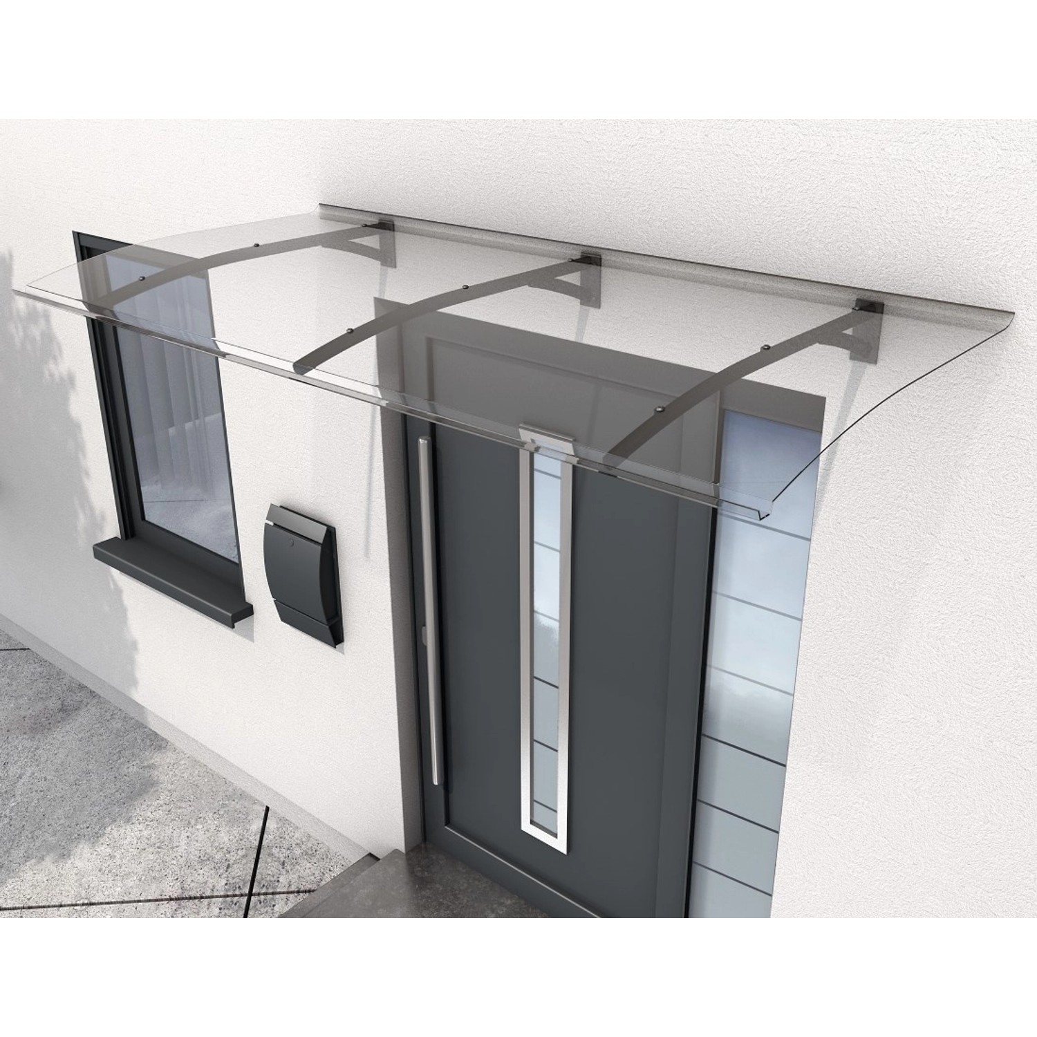 Gutta Zadaszenie Swing Secco 200x90x22 cm antracyt