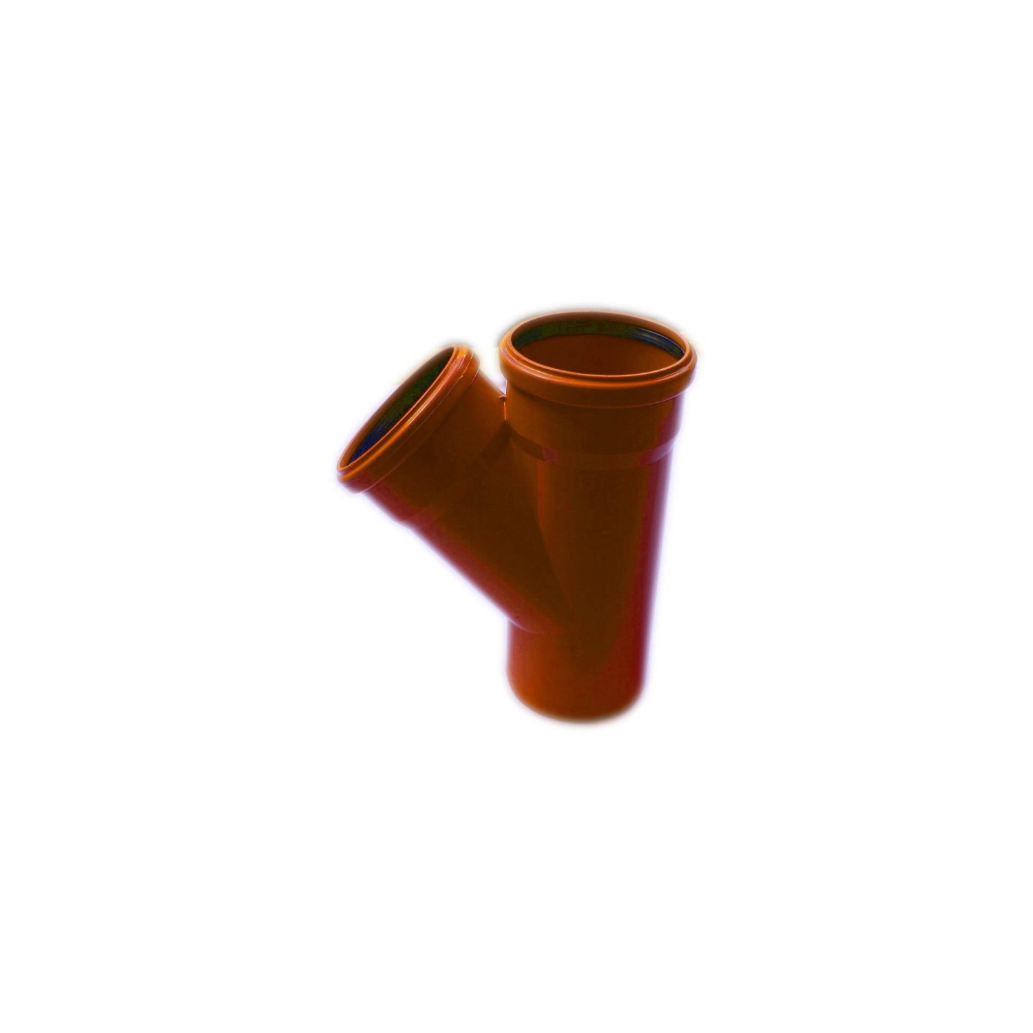 Trójnik kanalizacji 110/110 mm 45 st.