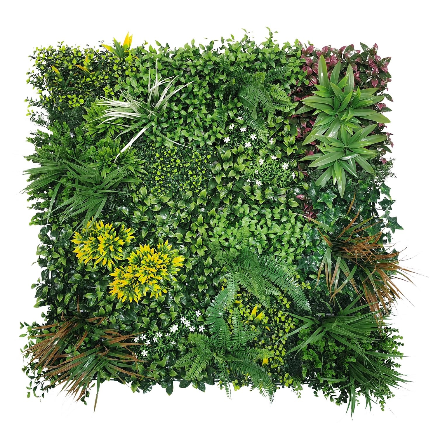 Panel Zielona ściana wiosenny ogród 100 x 100 cm