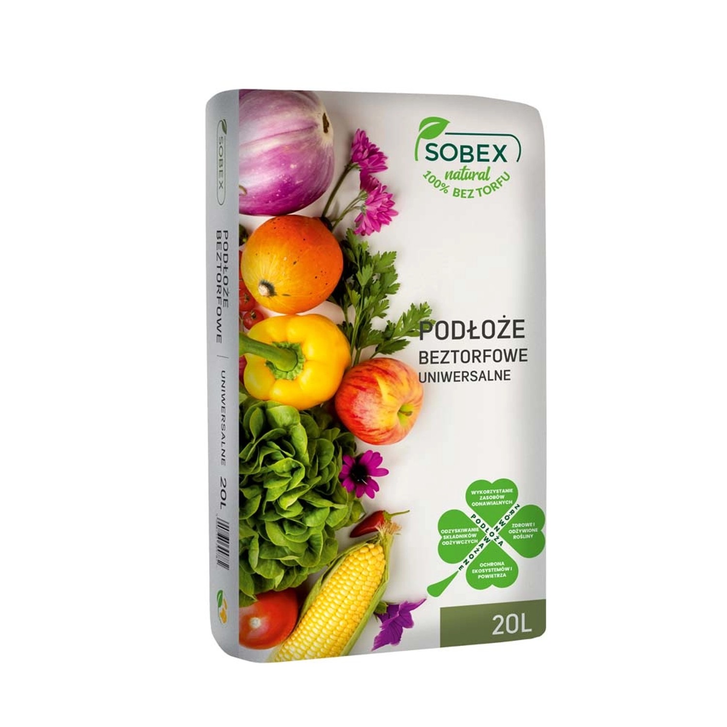 Sobex podłoże beztorfowe uniwersalne - 20 l