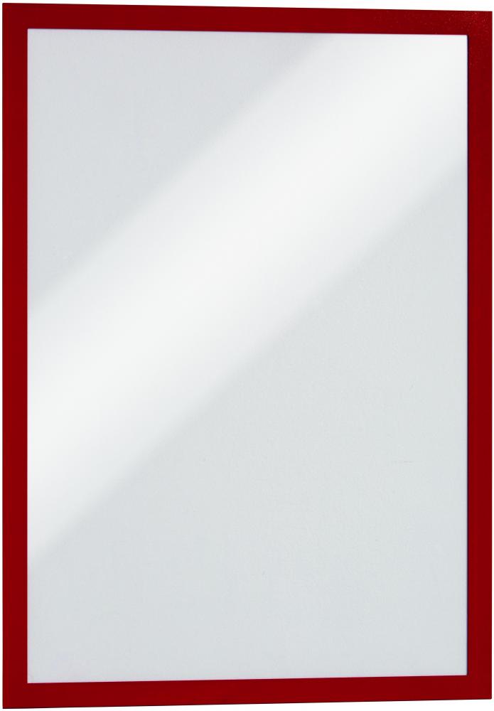 Ramka magnetyczna Durable Duraframe, samoprzylepna, A3, 2 sztuki, czerwony