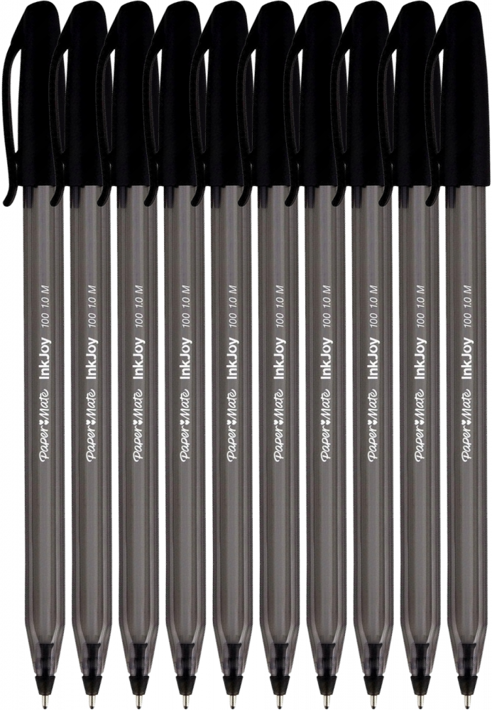 10x długopis Paper Mate, InkJoy 100, M, czarny