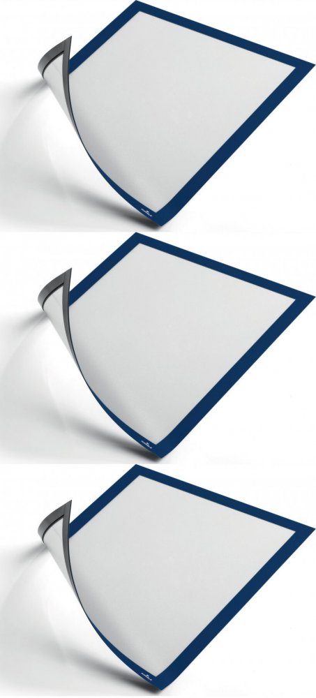 3x Ramka magnetyczna Durable Duraframe Magnetic, A3, 5 sztuk, granatowy