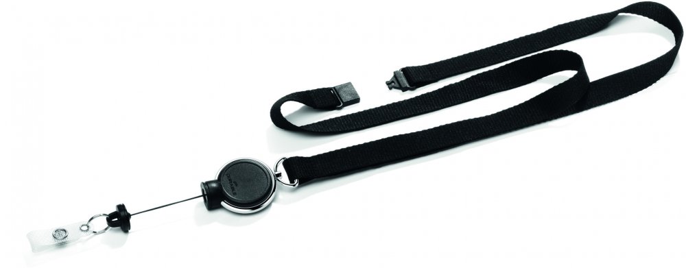 Taśma z mechanizmem ściągającym Durable Extra Strong, czarny
