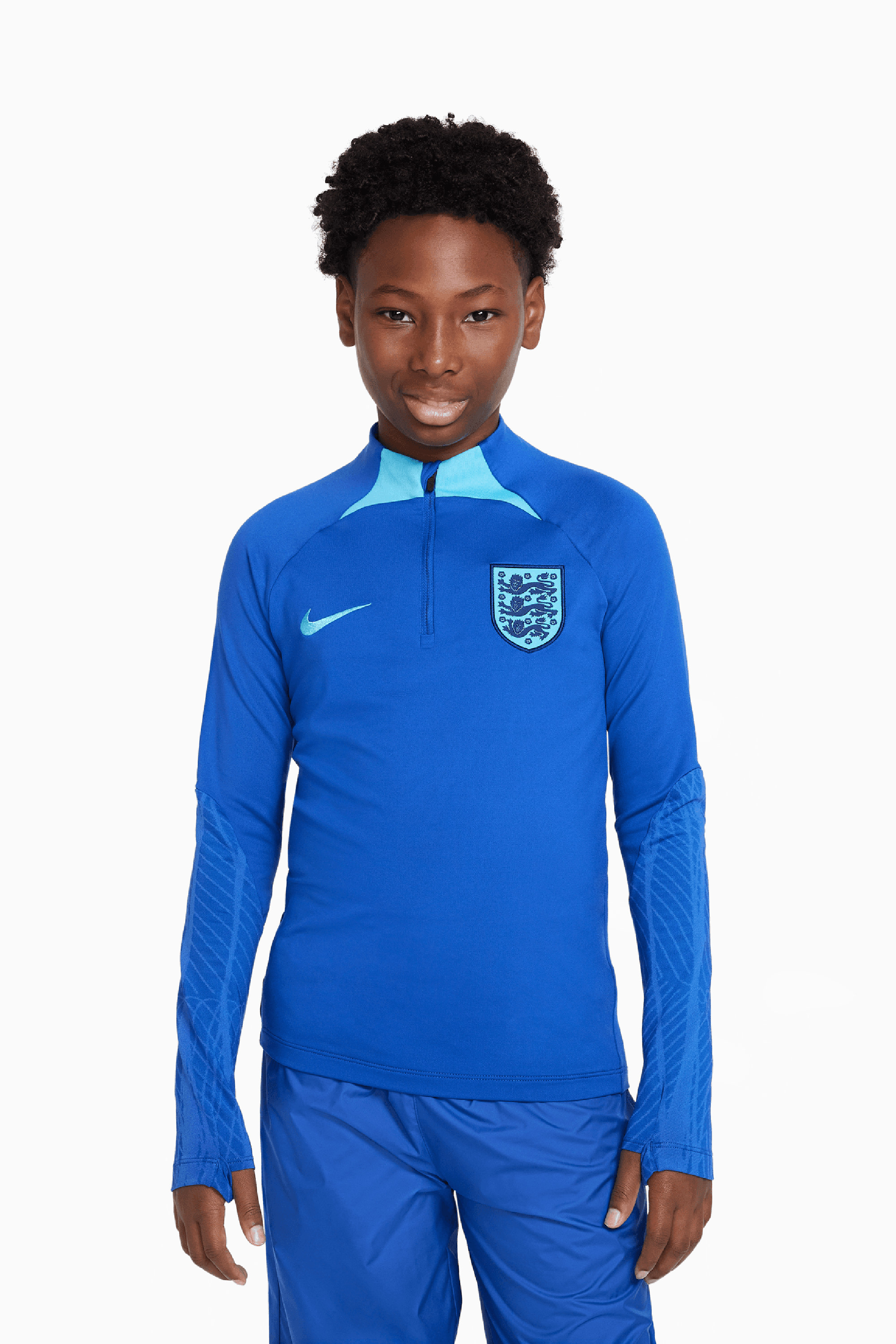 Bluza Reprezentacji Anglii Nike 2022 Strike Junior - Niebieski