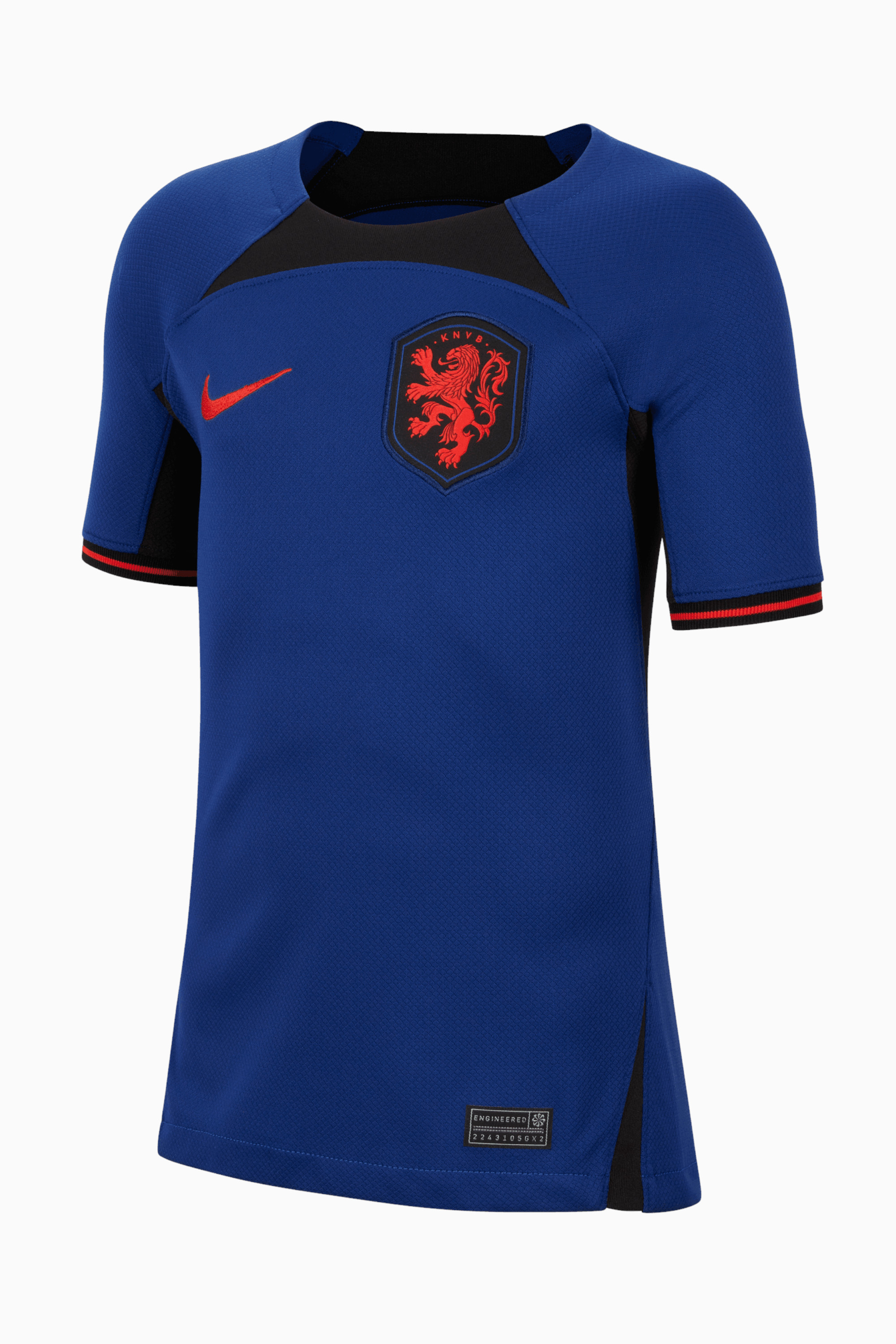 Koszulka Reprezentacji Holandii Nike 2022 Wyjazdowa Stadium Junior - Niebieski