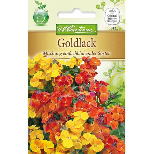 1 szt, Goldlack einfachblühender Mischung - Samen: Ilość w opakowaniu: 1 Stück