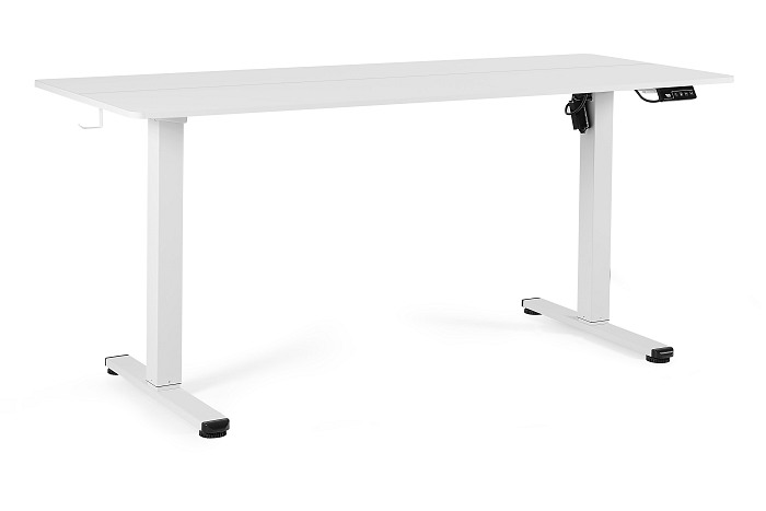 METIS biurko elektryczne czarne lub białe (Wymiary blatu: 160 x 60, Kolor: biały)