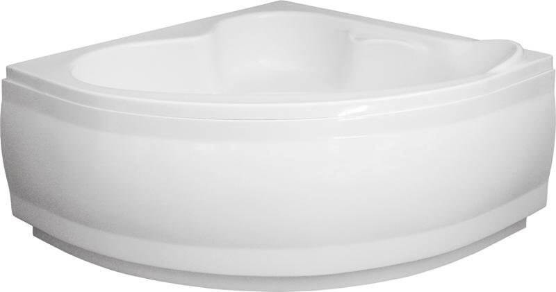 Polimat Standard obudowa do wanny 130 cm narożna symetryczna biała 00220