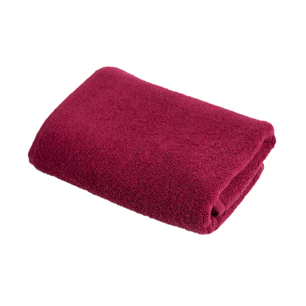 Texpol Gładki ręcznik łazienkowy 70x140 cm bawełna 500 g bordowy - Wysyłka w 24h