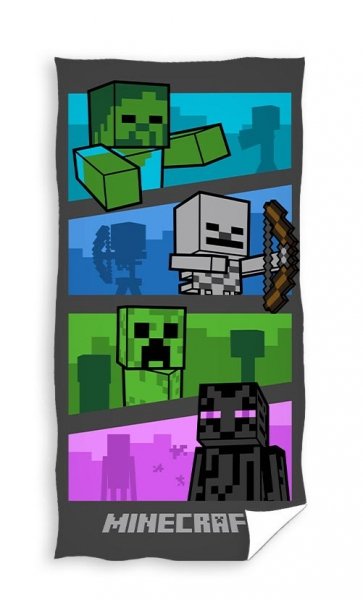 Ręcznik licencyjny - Minecraft - rozmiar 70x140 wz. MC039-R