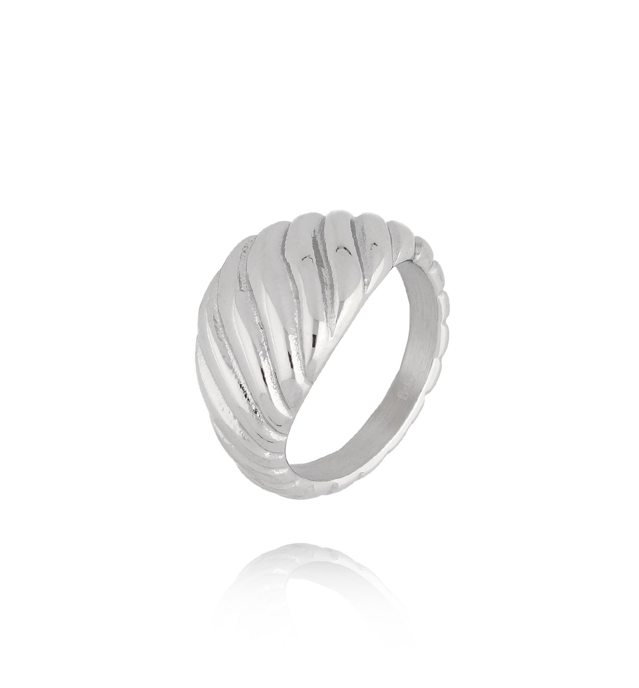 Pierścionek srebrny skręcany Twist PSA0687
