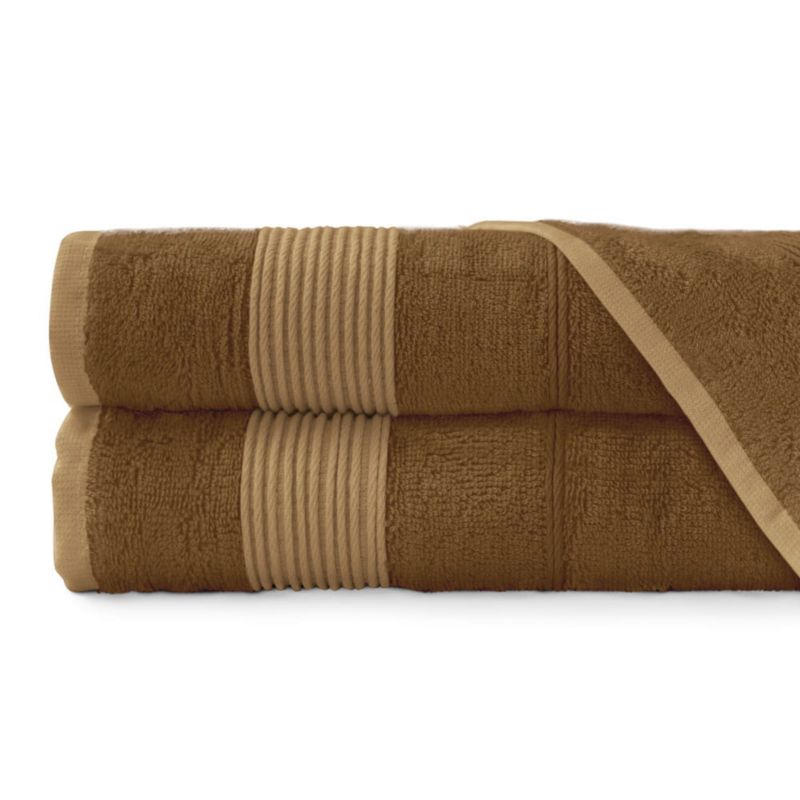 Ręcznik bambusowy Darymex 70x140 cm kąpielowy Bamboo Moreno kolor jasny brąz 1 szt.