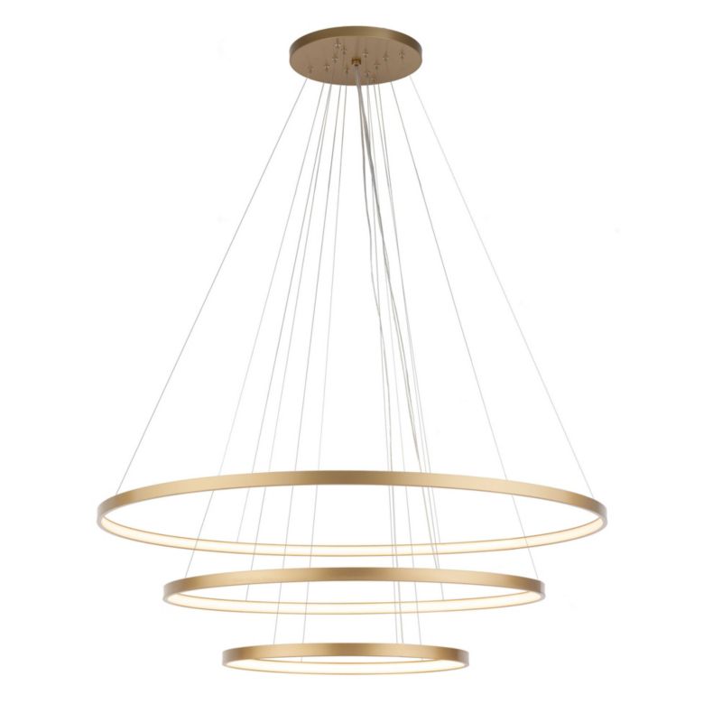 Lampa wisząca Shilo Agari 4211 złoty mat ring wbudowany LED 163W 1 szt.