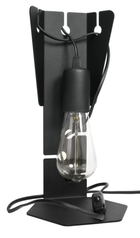 Lampka biurkowa Sollux Lighting Arby czarna 1 x E27 x 60W IP20 wym: 30 x 15 x 15 cm metal - 1 szt.