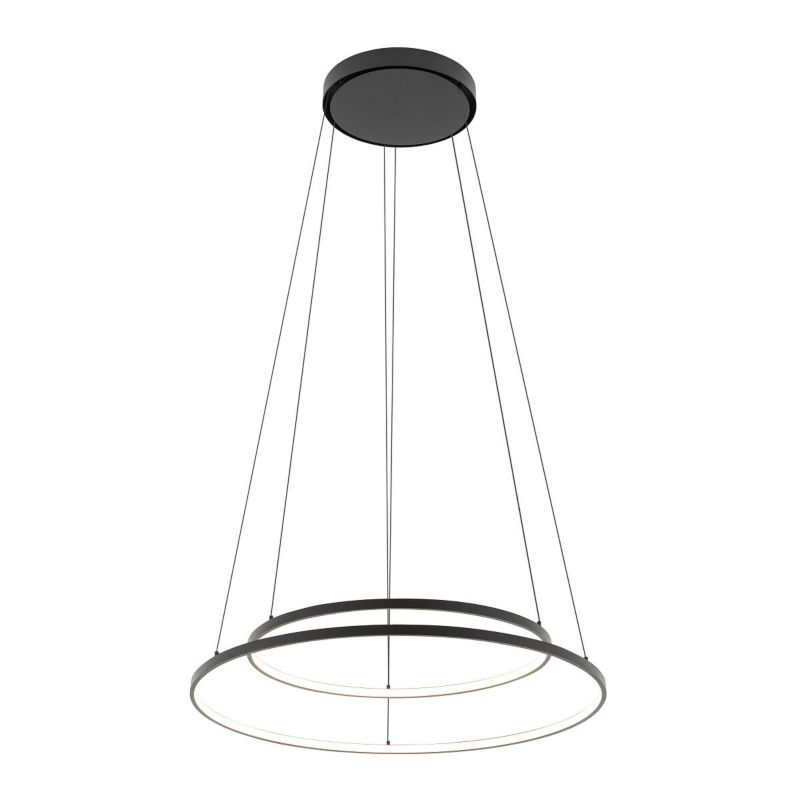 Lampa wisząca Nowodvorski Lighting Circolo Led 8140 czarna ring wbudowany LED 35W 1 szt.