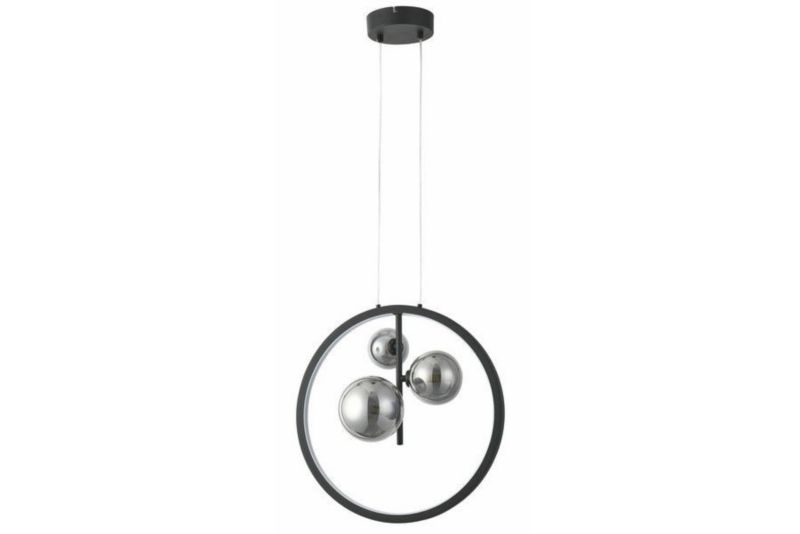 Lampa wisząca Reality Omaha 2617 czarna ring 1xG9 + LED zintegrowany x 1 szt.