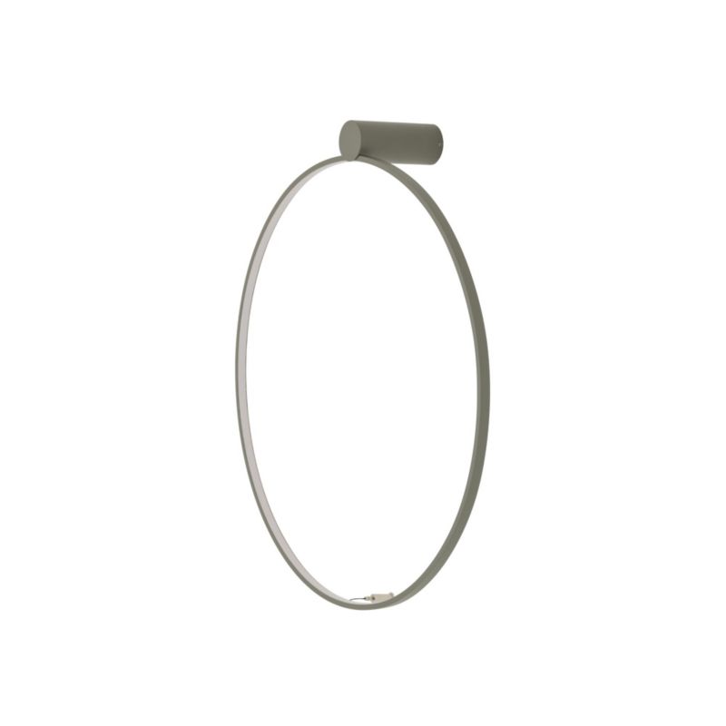 Lampa sufitowa wisząca Nowodvorski Lighting Circolo M 4028 oliwkowo-biała ring wbudowany LED 21W 1 szt.