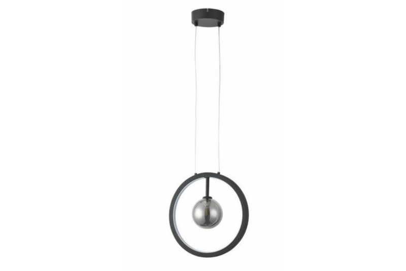 Lampa wisząca Reality Omaha 2600 czarna ring 1xG9 + LED zintegrowany x 1 szt.