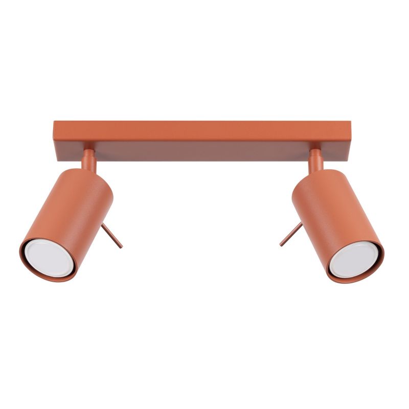 Reflektor spot Sollux Lighting Ring ochra czerwona 2 x GU10 x IP20 wym: 17 x 30 x 6 cm - 1 szt.