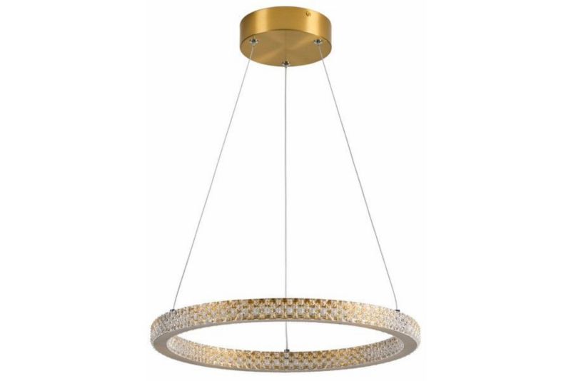 Lampa wisząca Reality Mitchell 2563 złota ring wbudowany LED 36W 1 szt.