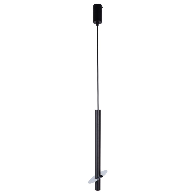 Lampa wisząca Sigma Lighting Sopel Ring 6010 czarno-srebrna do kuchni 1xG9 x 1 szt.