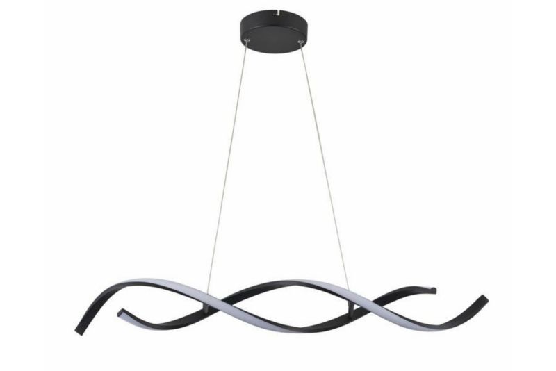 Lampa wisząca Reality Jersey 3195 czarna nowoczesna wbudowany LED 21W 1 szt.