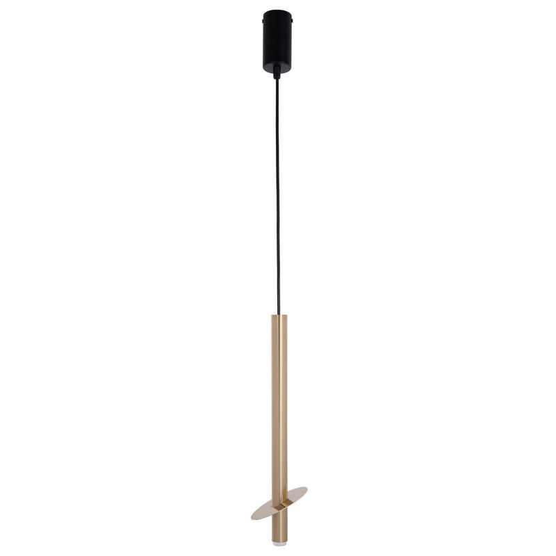 Lampa wisząca Sigma Lighting Sopel Ring 6119 złoto-czarna do kuchni 1xG9 x 1 szt.
