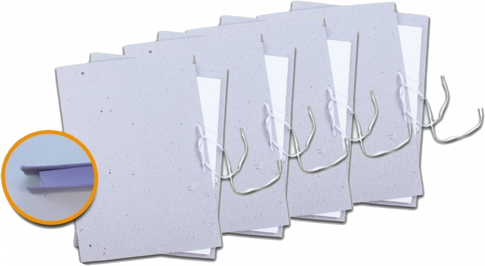 10x Fascykuła Barbara, A4, 700g/m2, 800 kartek, 1 sztuka, jasnoszary