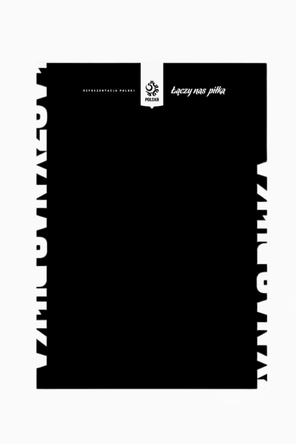 Nakładka magnetyczna suchościeralna PZPN - Czarny