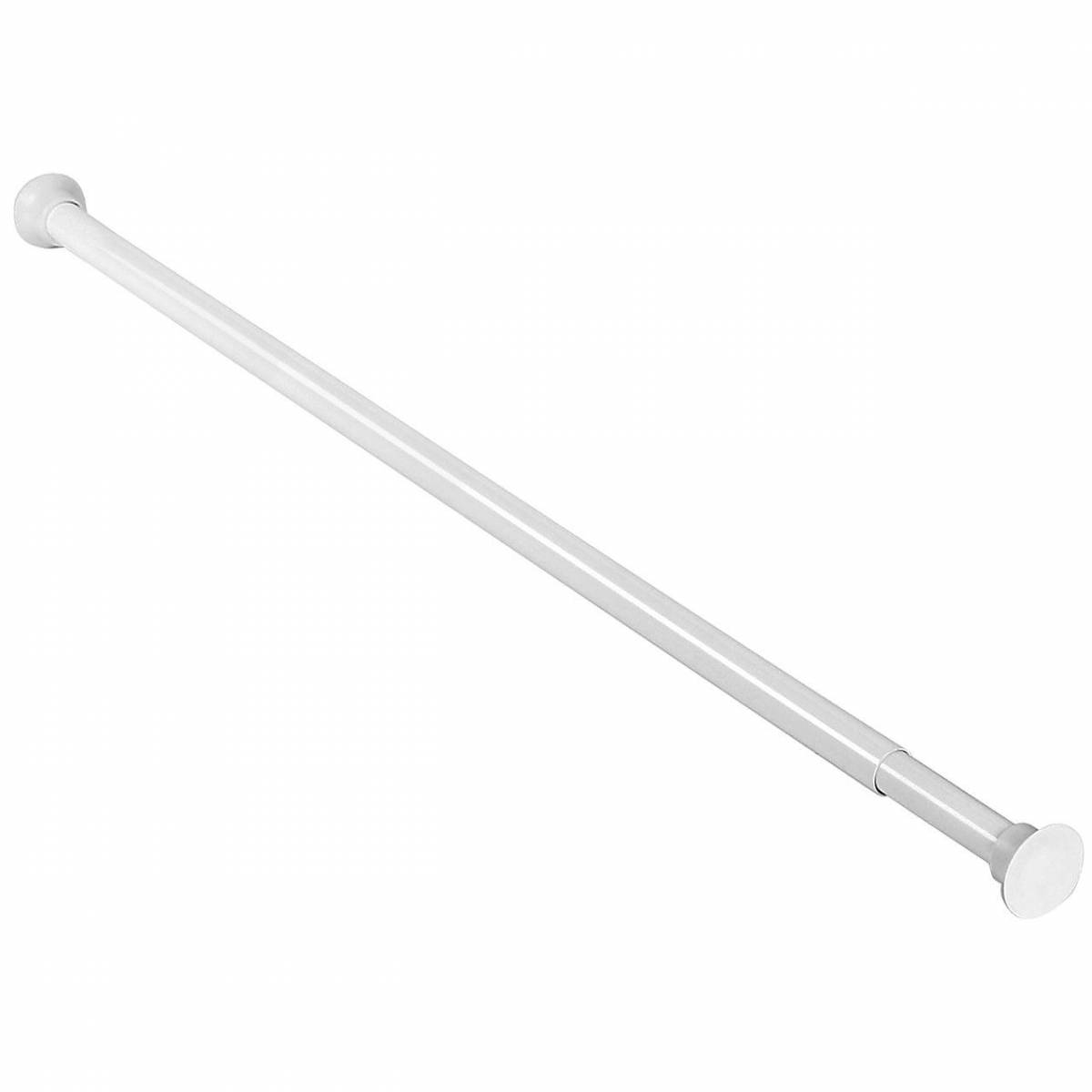 Duschy drążek zasłony prysznicowej 75-125 cm biały 670-10
