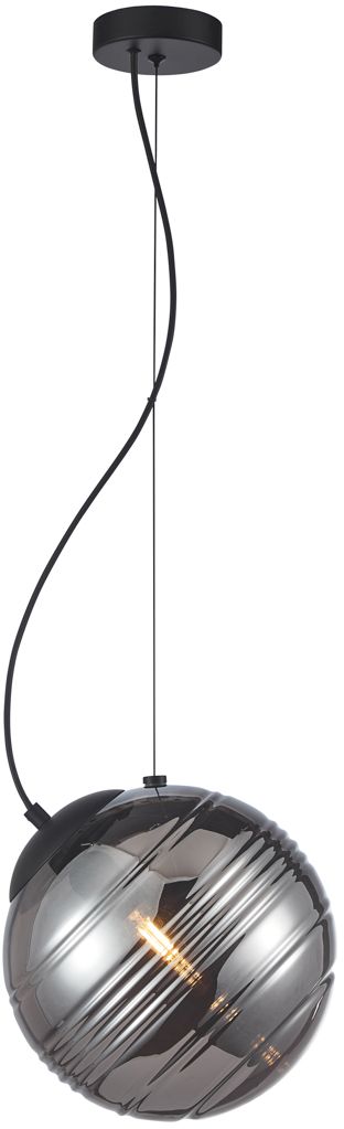 Italux Perona lampa wisząca 1x60 W czarna PND-92389-1-BK