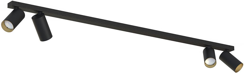 Nowodvorski Lighting Mono IV lampa podsufitowa 4x10W LED czarna/złota 7768 - Wysyłka w 24h